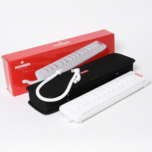 極美品 Supreme×Hohner シュプリーム ホーナー 鍵盤 ハーモニカ 楽器 メロディカ 18AW ホワイト 中古 4a006527