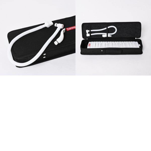 極美品 Supreme×Hohner シュプリーム ホーナー 鍵盤 ハーモニカ 楽器 メロディカ 18AW ホワイト 中古 4a006527