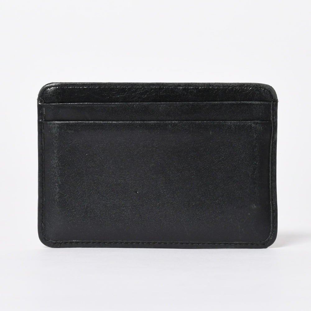 CHANEL シャネル CAMBON カンボンライン カードケース 9番台 ココマーク ラムスキン ブラック ピンク 美品 中古 4a006762