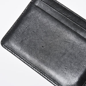 CHANEL シャネル CAMBON カンボンライン カードケース 9番台 ココマーク ラムスキン ブラック ピンク 美品 中古 4a006762