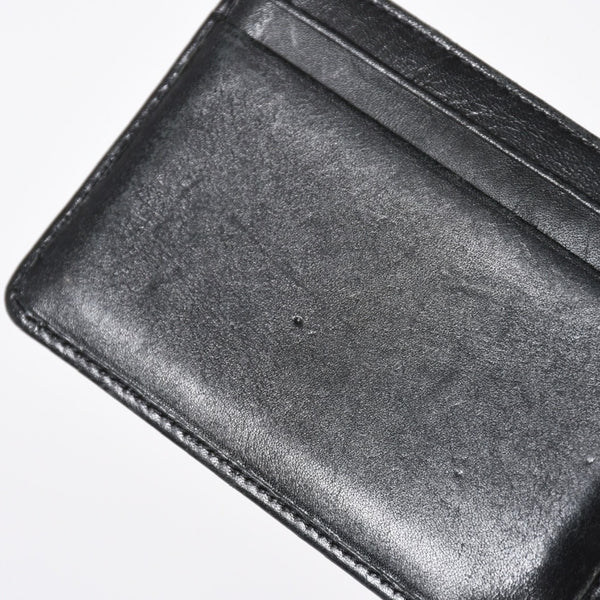 CHANEL シャネル CAMBON カンボンライン カードケース 9番台 ココマーク ラムスキン ブラック ピンク 美品 中古 4a006762