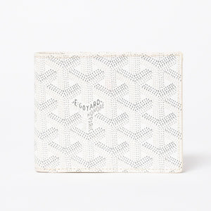 極美品 GOYARD ゴヤール ヴィクトワール ウォレット 二つ折り財布 VICTO8PMLTY50CL50X PVC レザー ホワイト 中古 4a006571