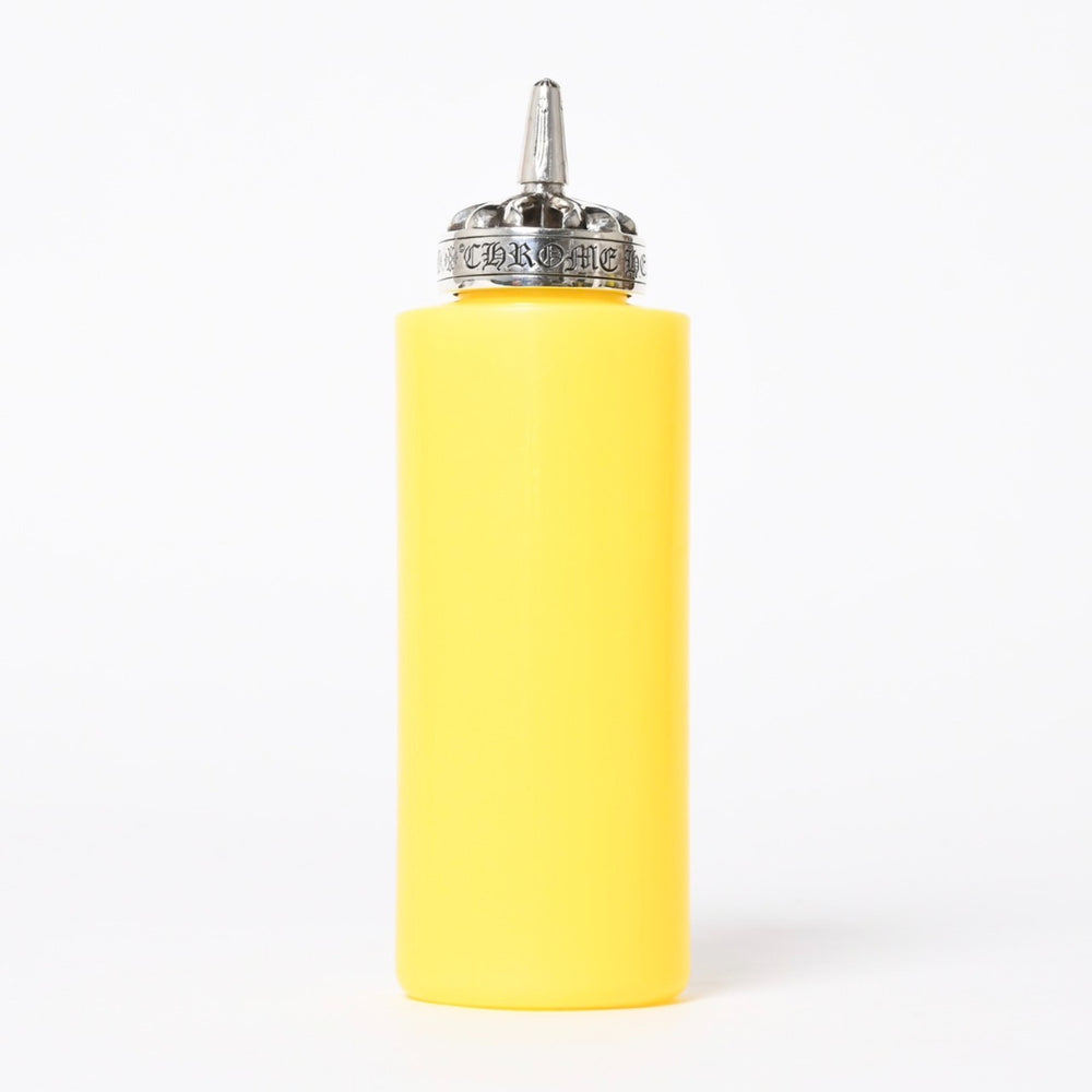 極美品 CHROME HEARTS クロムハーツ MUSTARD BOTTLE マスタード ボトル CHプラス イエロー シルバー925 中古 4a006343