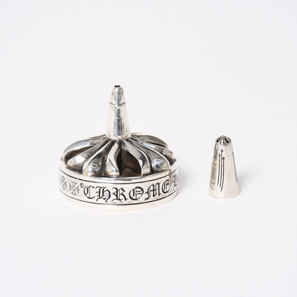 極美品 CHROME HEARTS クロムハーツ MUSTARD BOTTLE マスタード ボトル CHプラス イエロー シルバー925 中古 4a006343