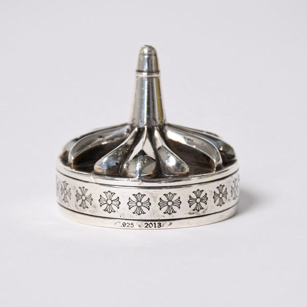 極美品 CHROME HEARTS クロムハーツ MUSTARD BOTTLE マスタード ボトル CHプラス イエロー シルバー925 中古 4a006343