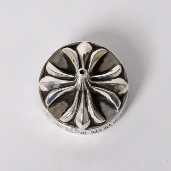 極美品 CHROME HEARTS クロムハーツ MUSTARD BOTTLE マスタード ボトル CHプラス イエロー シルバー925 中古 4a006343