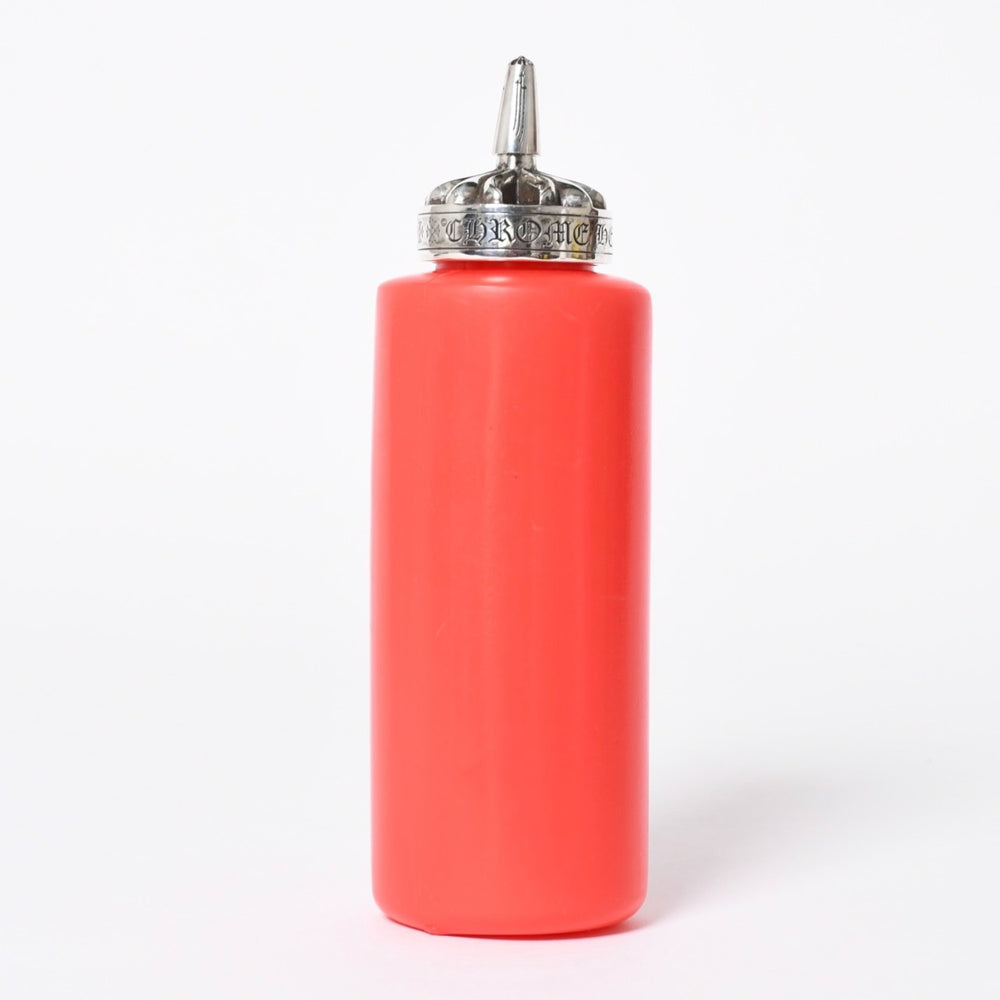 極美品 CHROME HEARTS クロムハーツ KETCHUP BOTTLE ケチャップ ボトル CHプラス レッド シルバー925 中古 4a006333