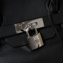 画像をギャラリービューアに読み込む, 極美品 HERMES エルメス ショルダーバーキン トリヨンクレマンス ◻︎L刻印 ゴルチェ期 ブラック シルバー金具 中古 4a006327
