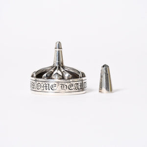 極美品 CHROME HEARTS クロムハーツ KETCHUP BOTTLE ケチャップ ボトル CHプラス レッド シルバー925 中古 4a006333