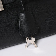 画像をギャラリービューアに読み込む, 極美品 HERMES エルメス ショルダーバーキン トリヨンクレマンス ◻︎L刻印 ゴルチェ期 ブラック シルバー金具 中古 4a006327