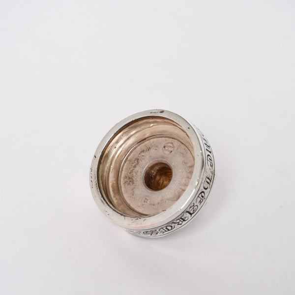 極美品 CHROME HEARTS クロムハーツ KETCHUP BOTTLE ケチャップ ボトル CHプラス レッド シルバー925 中古 4a006333
