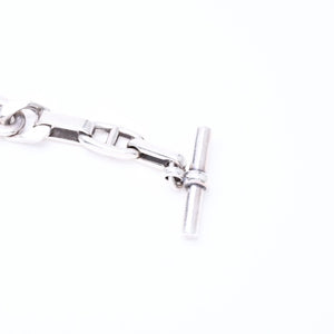 HERMES エルメス ネックレス アレア PM ネックレス 31コマ シルバー925 153g 美品 中古 4a006331