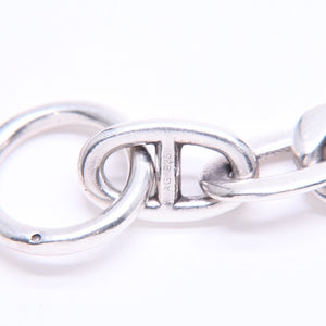 HERMES エルメス ネックレス アレア PM ネックレス 31コマ シルバー925 153g 美品 中古 4a006331