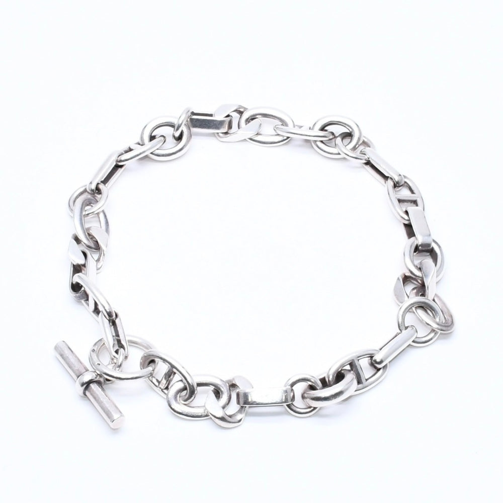 HERMES エルメス ネックレス アレア PM ネックレス 31コマ シルバー925 153g 美品 中古 4a006331