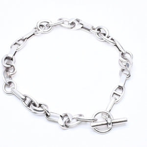 HERMES エルメス ネックレス アレア PM ネックレス 31コマ シルバー925 153g 美品 中古 4a006331