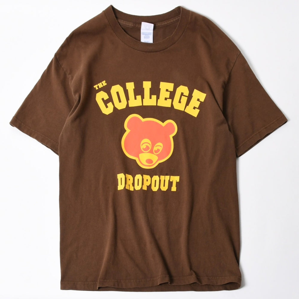 KANYE WEST カニエ ウェスト THE COLLEGE DROP OUT ザ カレッジ ドロップアウト プロモーション Tシャツ サイズL 美品 中古 4a006337