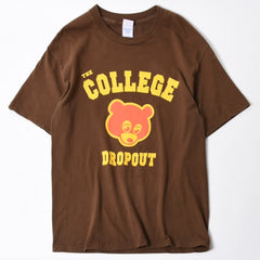 KANYE WEST カニエ ウェスト THE COLLEGE DROP OUT ザ カレッジ ドロップアウト プロモーション Tシャツ サイズL 美品 中古 4a006337