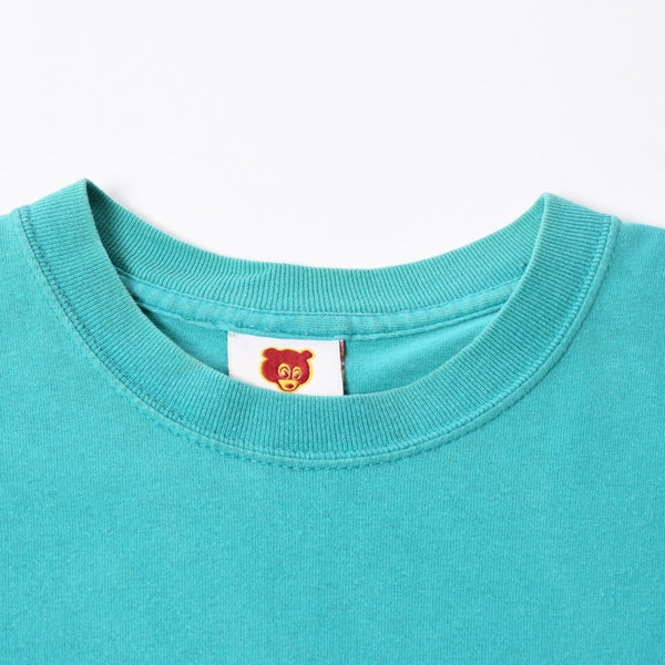 KANYE WEST カニエウェスト Late Registration 2005 プロモーション 半袖Tシャツ 非売品 カニエベア ターコイズ 美品 中古 4a006341