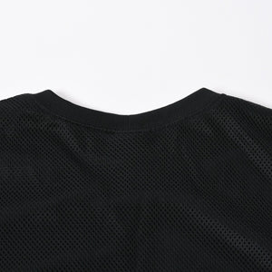 NIKE ナイキ メッシュ タンクトップ ノースリーブ ロゴ タイランド製 ポリエステル ブラック サイズL 美品 中古 4a006299