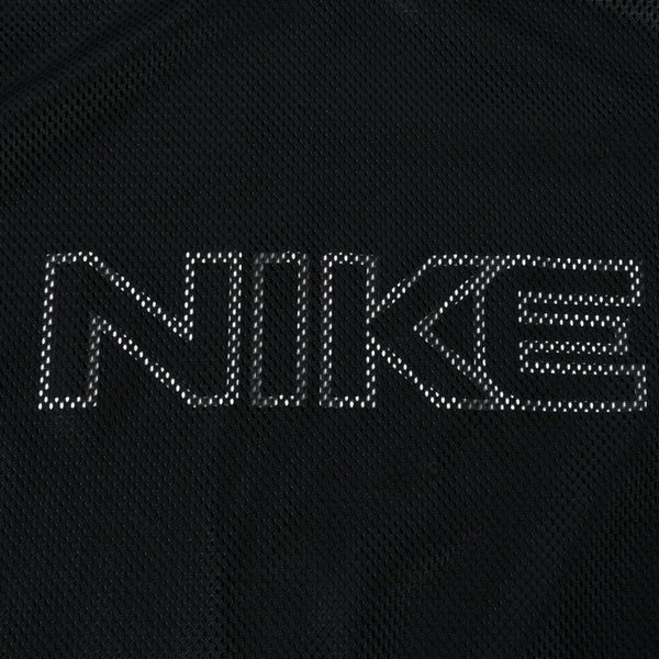 NIKE ナイキ メッシュ タンクトップ ノースリーブ ロゴ タイランド製 ポリエステル ブラック サイズL 美品 中古 4a006299