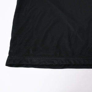 NIKE ナイキ メッシュ タンクトップ ノースリーブ ロゴ タイランド製 ポリエステル ブラック サイズL 美品 中古 4a006299