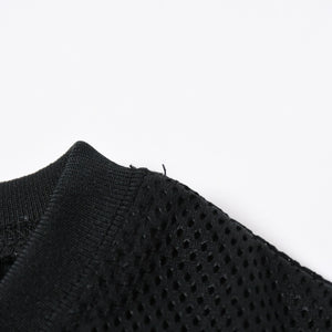 NIKE ナイキ メッシュ タンクトップ ノースリーブ ロゴ タイランド製 ポリエステル ブラック サイズL 美品 中古 4a006299