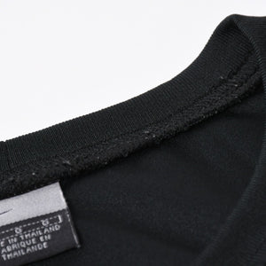 NIKE ナイキ メッシュ タンクトップ ノースリーブ ロゴ タイランド製 ポリエステル ブラック サイズL 美品 中古 4a006299