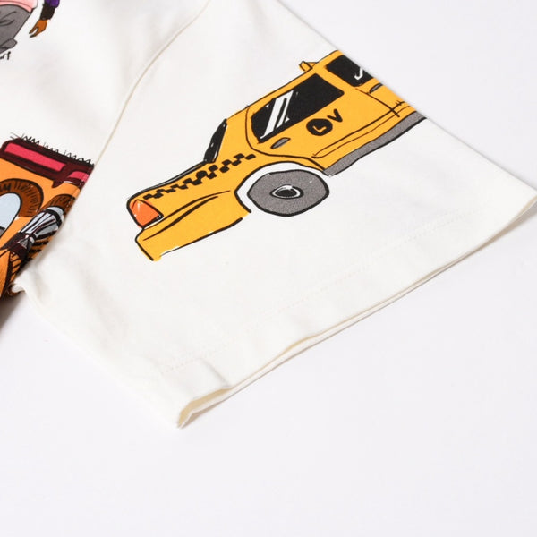 極美品 LOUIS VUITTON ルイヴィトン LVバード シグネチャ―プリンテッド 半袖Tシャツ RM232 NPG HPY83W ホワイト ブラック サイズ4L 中古 4b012690