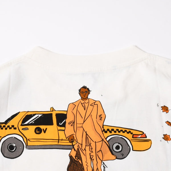 極美品 LOUIS VUITTON ルイヴィトン LVバード シグネチャ―プリンテッド 半袖Tシャツ RM232 NPG HPY83W ホワイト ブラック サイズ4L 中古 4b012690