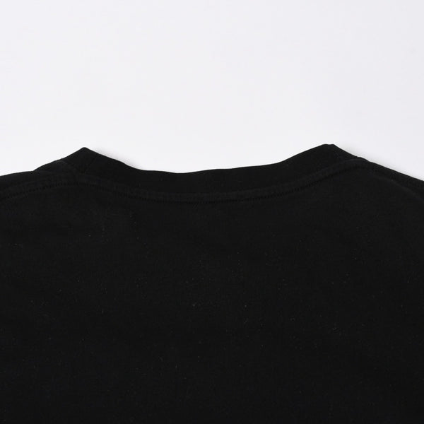 新品同様品 LOEWE ロエベ Tシャツ 半袖 クルーネック カットソー アナグラム 刺繍 コットン ブラック ホワイト サイズM 中古 4a006873