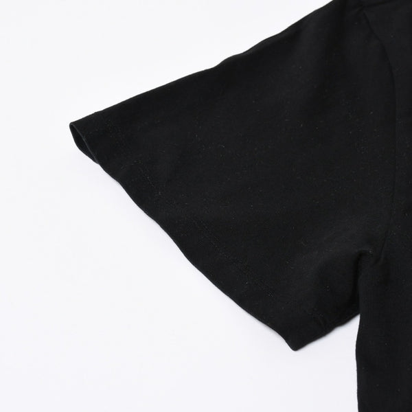 新品同様品 LOEWE ロエベ Tシャツ 半袖 クルーネック カットソー アナグラム 刺繍 コットン ブラック ホワイト サイズM 中古 4a006873