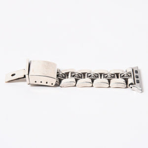 極美品 CHROME HEARTS クロムハーツ フラットアップル CHプラス ウィメンズ シルバーウォッチバンド 重量約101.66g アップルウォッチ 中古 4a006342
