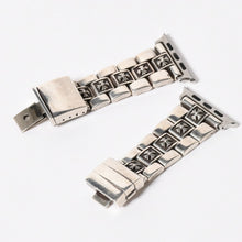 画像をギャラリービューアに読み込む, 極美品 CHROME HEARTS クロムハーツ フラットアップル CHプラス ウィメンズ シルバーウォッチバンド 重量約101.66g アップルウォッチ 中古 4a006342