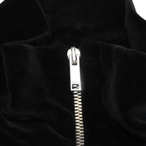GUCCI グッチ オーバーサイズ ベロア ジャケット ブルゾン 2020SS ロゴ サイズ L ブラック 595533 美品 中古 4a006350