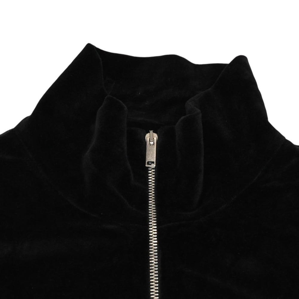 GUCCI Gucci Oversized Velor Jacket Blouson 2020SS Logo Size L Black 595533 Good Condition Used 4a006350