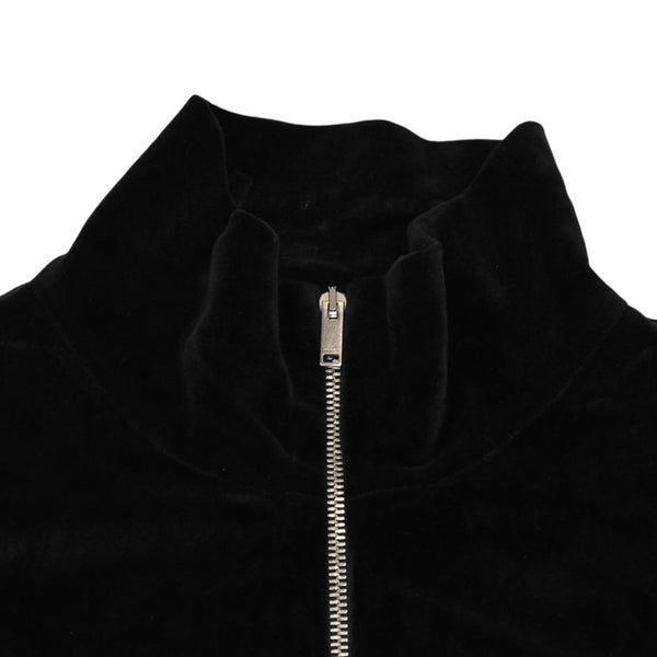 GUCCI グッチ オーバーサイズ ベロア ジャケット ブルゾン 2020SS ロゴ サイズ L ブラック 595533 美品 中古 4a006350