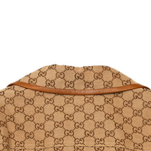 画像をギャラリービューアに読み込む, GUCCI グッチ ジャケット GGキャンバス GGボタン ジャケット ウェブストライプ アウター キャラメル ブラウン サイズ36 美品 中古 4a006347