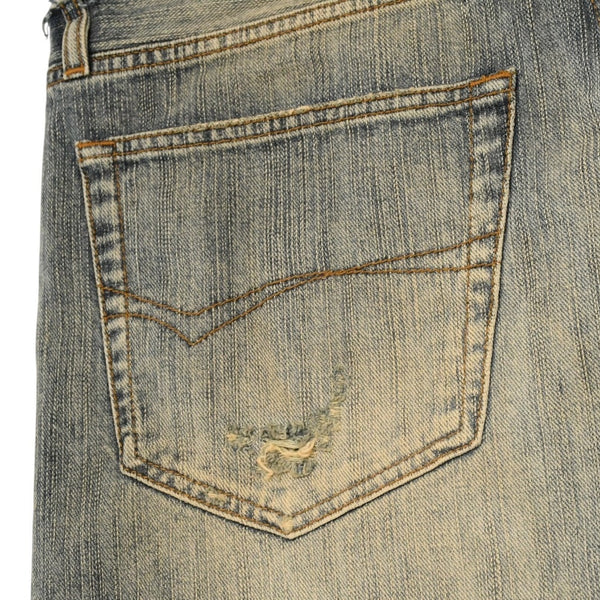 極美品 BALENCIGA バレンシアガ カットアップ バギー パンツ スカート デニムスカート ブルー サイズ40 中古 4a006359