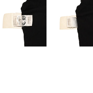 CHROME HEARTS クロムハーツ ホースシュー ヘアリー クロス ロングTシャツ キッズ コットン ブラック サイズ2T 美品 中古 4a006245