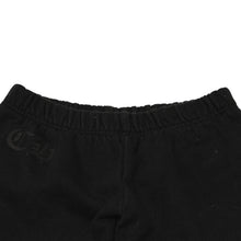 画像をギャラリービューアに読み込む, CHROME HEARTS クロムハーツ Side Logo Sweat Pants サイドロゴプリント スウェットパンツ ブラック イエロー サイズ4T 美品 中古 4a006246