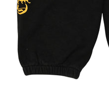 画像をギャラリービューアに読み込む, CHROME HEARTS クロムハーツ Side Logo Sweat Pants サイドロゴプリント スウェットパンツ ブラック イエロー サイズ4T 美品 中古 4a006246