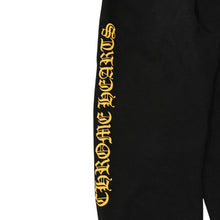 画像をギャラリービューアに読み込む, CHROME HEARTS クロムハーツ Side Logo Sweat Pants サイドロゴプリント スウェットパンツ ブラック イエロー サイズ4T 美品 中古 4a006246
