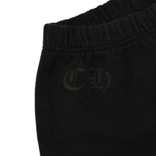 画像をギャラリービューアに読み込む, CHROME HEARTS クロムハーツ Side Logo Sweat Pants サイドロゴプリント スウェットパンツ ブラック イエロー サイズ4T 美品 中古 4a006246