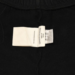 CHROME HEARTS クロムハーツ Side Logo Sweat Pants サイドロゴプリント スウェットパンツ ブラック イエロー サイズ4T 美品 中古 4a006246