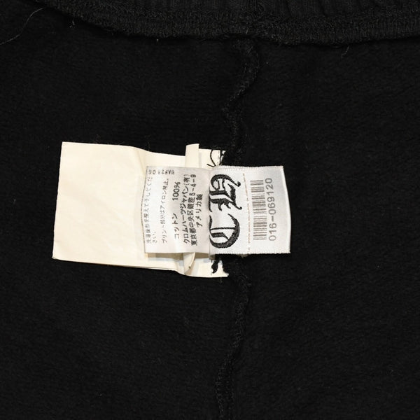CHROME HEARTS クロムハーツ Side Logo Sweat Pants サイドロゴプリント スウェットパンツ ブラック イエロー サイズ4T 美品 中古 4a006246