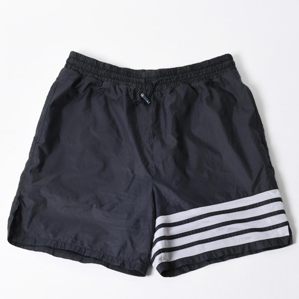 Thom Browne トムブラウン ハーフパンツ 半ズボン リップストップ 4-BAR トラックショートパンツ ブラック 美品 中古 4a006360