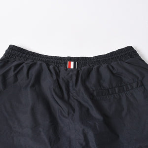 Thom Browne トムブラウン ハーフパンツ 半ズボン リップストップ 4-BAR トラックショートパンツ ブラック 美品 中古 4a006360
