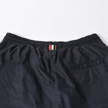 画像をギャラリービューアに読み込む, Thom Browne トムブラウン ハーフパンツ 半ズボン リップストップ 4-BAR トラックショートパンツ ブラック 美品 中古 4a006360
