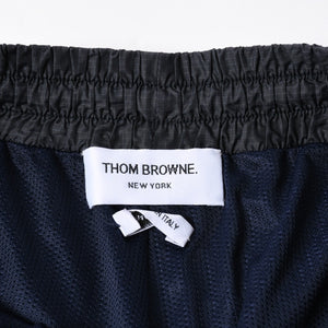 Thom Browne トムブラウン ハーフパンツ 半ズボン リップストップ 4-BAR トラックショートパンツ ブラック 美品 中古 4a006360