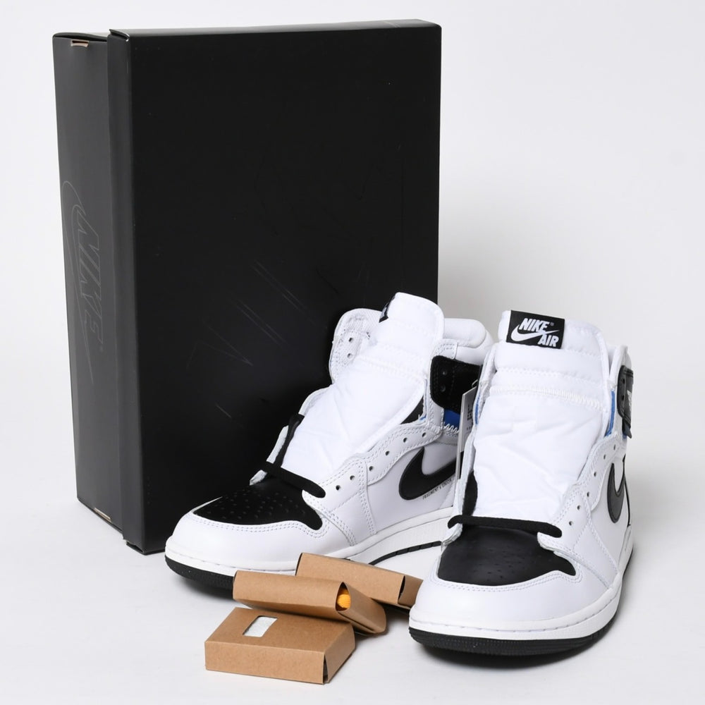 新品未使用品 NIKE AIR JORDAN 1 RETRO HI OG エアジョーダン 1 × UNION ユニオン × FRAGMENT DESIGN フラグメントデザイン サイズ9.0 中古 4a006258
